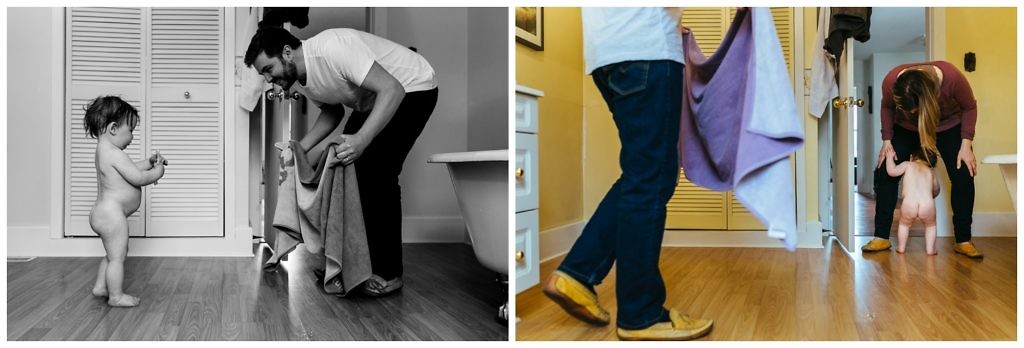 little-boy-attempts-escape-while-mom-and-dad-try-to-dry-him-off-with-a-towel-after-bathtime